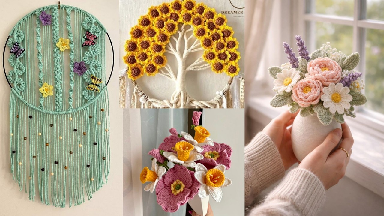 Amazing Crochet Attractive Ideas | New Crochet Homedecor Items Design Handmade Part 3 | 2026