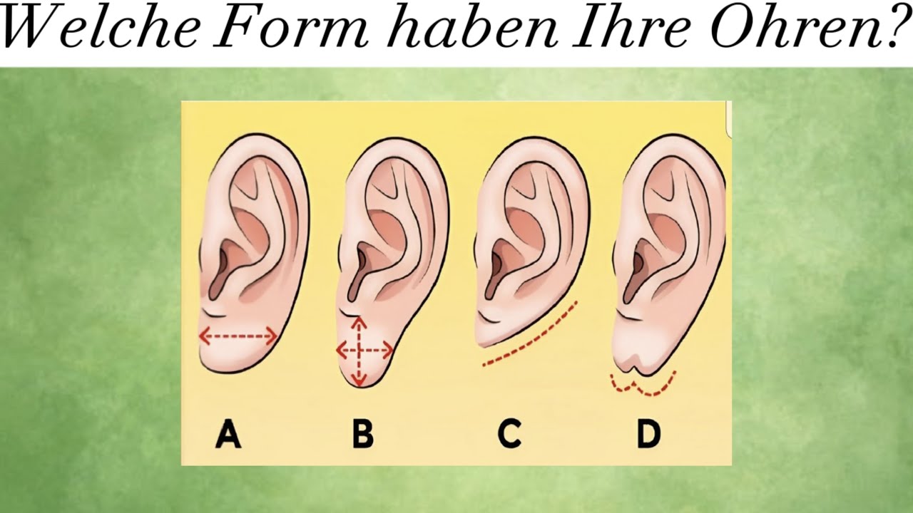 Psychologischer Test: Allein am Ohrläppchen erkennen Sie Ihr Glück in der Liebe und in der Ehe.