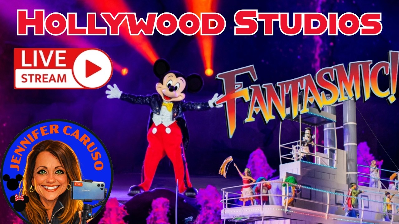 🔴LIVE Hollywood Studios with Fantasmic Walt Disney World 03/03/2026