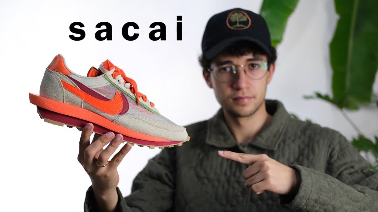 ¿DEBERÍAN COMPRARLOS? Nike sacai LD Waffle x CLOT Orange Blaze Review + En Pie