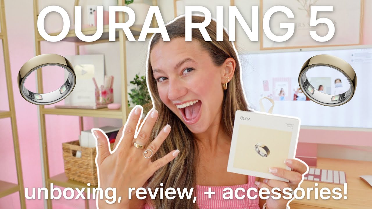 распаковка и обзор Oura Ring 5! *новые функции, сравнение с предыдущим поколением + аксессуары*