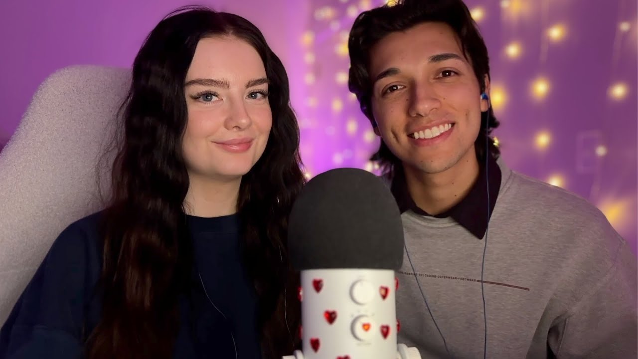 my boyfriend tries ASMR for the first time