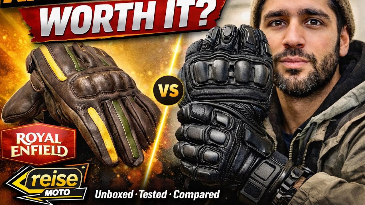 ReiseMoto Rhodes Gloves — Honest Unboxing & Real-World Review (vs Royal Enfield & Budget Gloves)