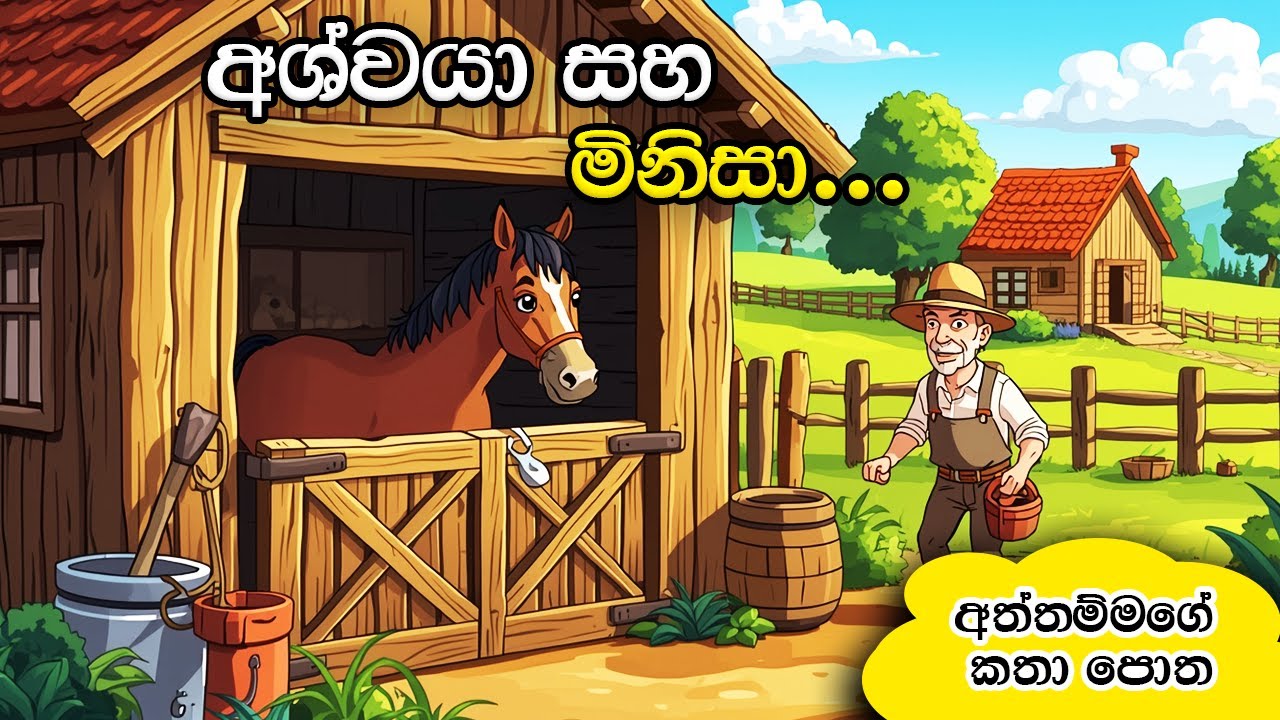 අශ්වයා සහ මිනිසා.😊