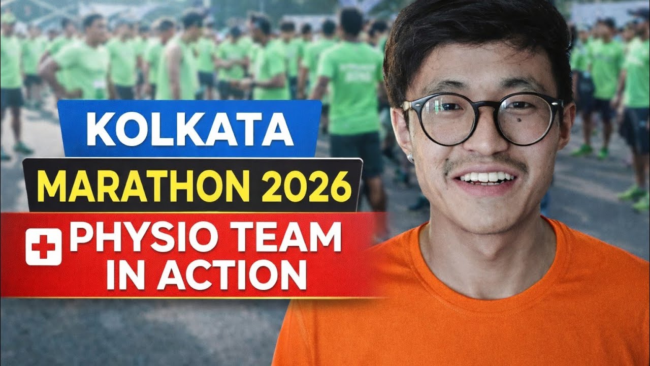 Inside Kolkata Full Marathon 2026 | Physiotherapy Team on Duty🤯