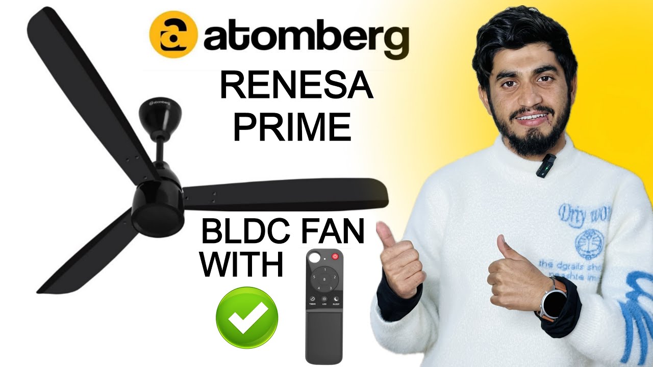 atomberg Renesa Prime 1200mm BLDC Ceiling Fan with Remote Control || Load Testing || RPM Testing