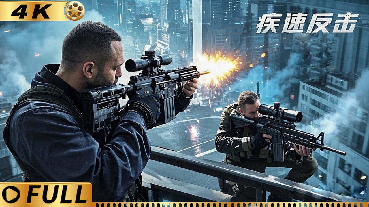 【Full】王牌狙擊手共同戰鬥！男子在高樓上射擊竟百發百中！一陣火拼把歹徒打得四處逃竄！#疾速反击 #电影  #特工出擊 #美女特工 #特工 #枪战片 #movie