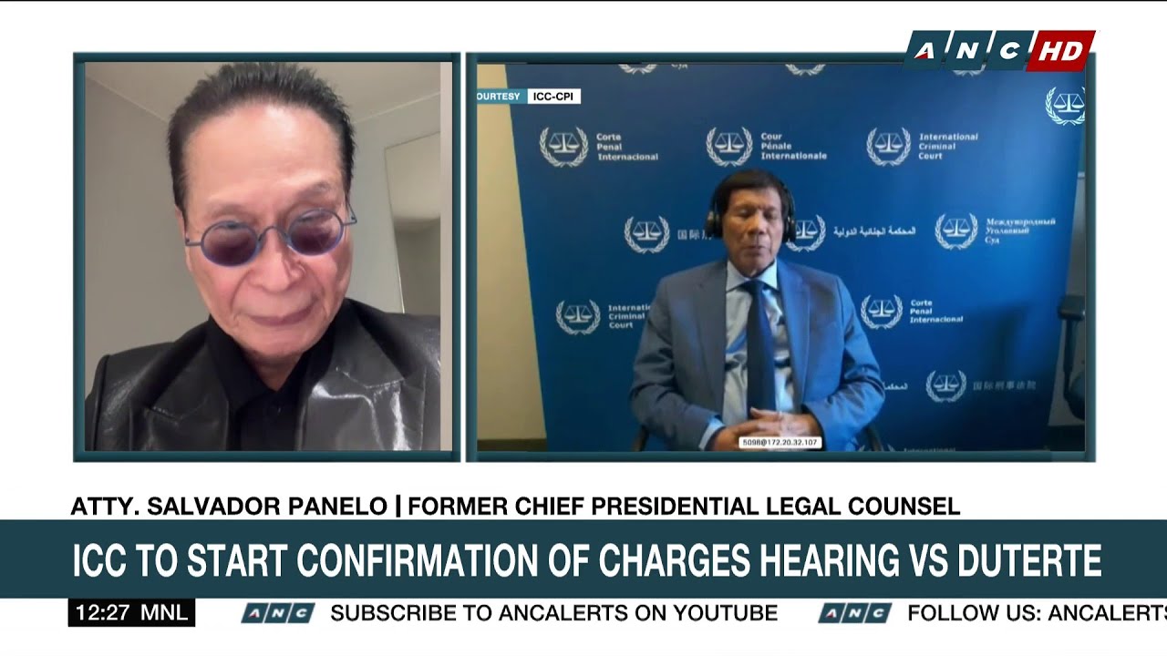 Panelo: PH legal team for Duterte to observe confirmation hearing, gearing up for defense | ANC