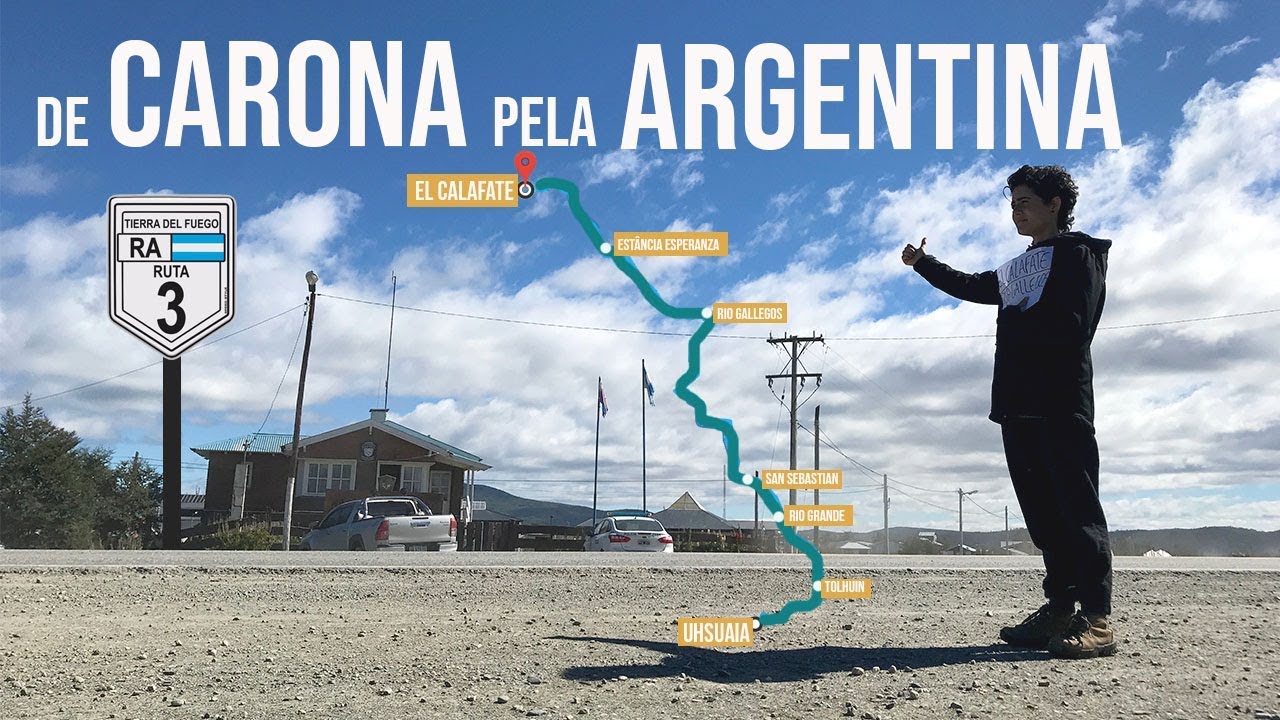 Hacer el dedo - viajando de CARONA USHUAIA X EL CALAFATE (PATAGÔNIA ARGENTINA)