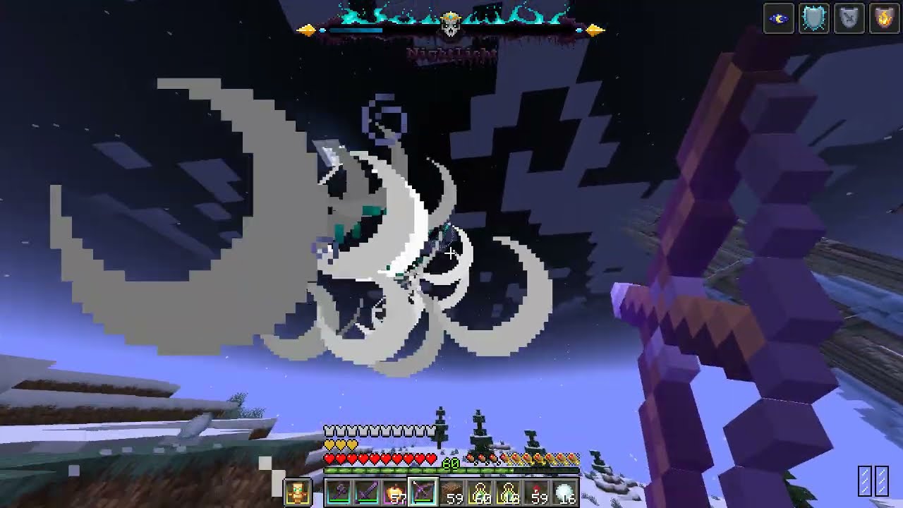 Minecraft NightLitch Boss Fight
