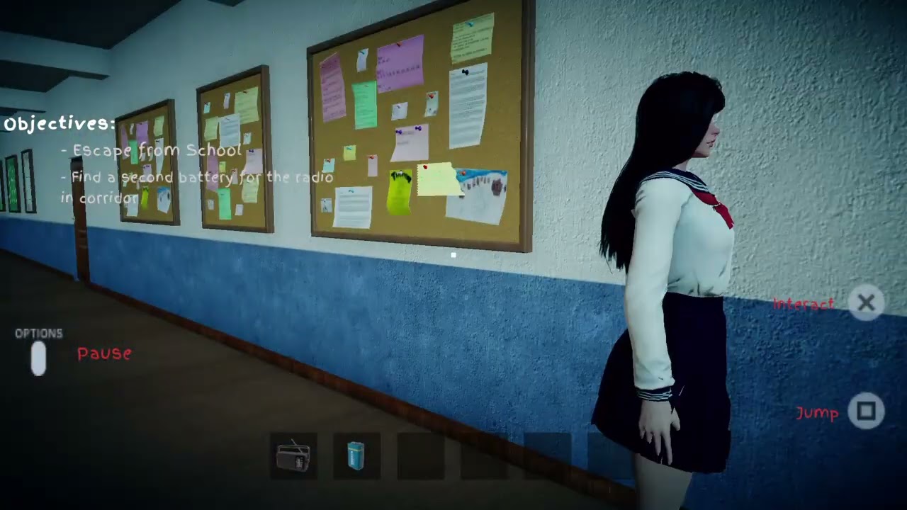 Playing Schoolboy horror evil escape for the first time 