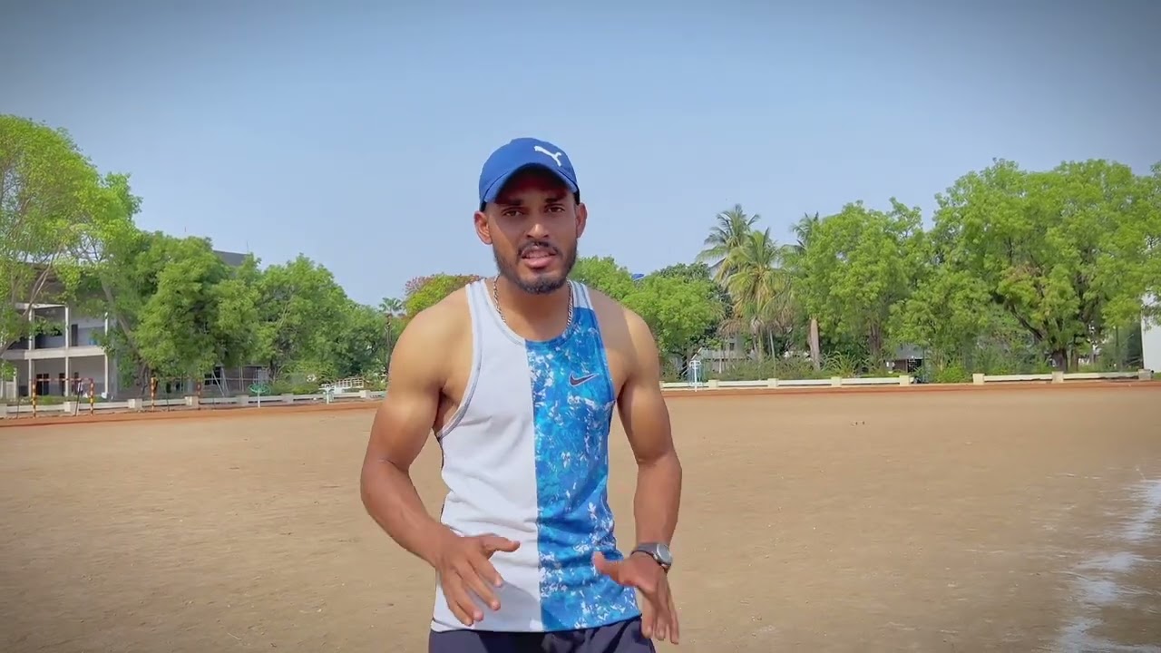 100 m start police Bharti