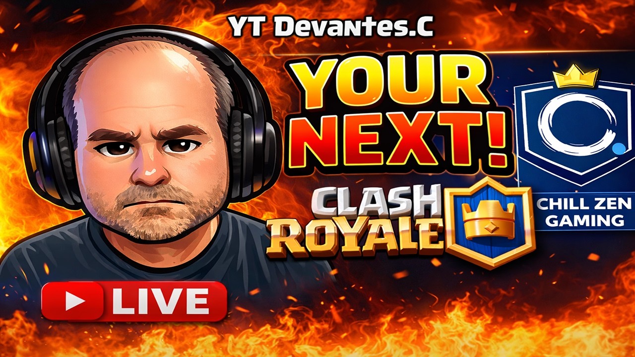 LIVE CLASH ROYALE: HARD STUCK 6.5k ZEN GAMING BEST