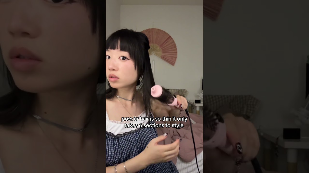 one of the pros of thin hair ig ⁉️ 