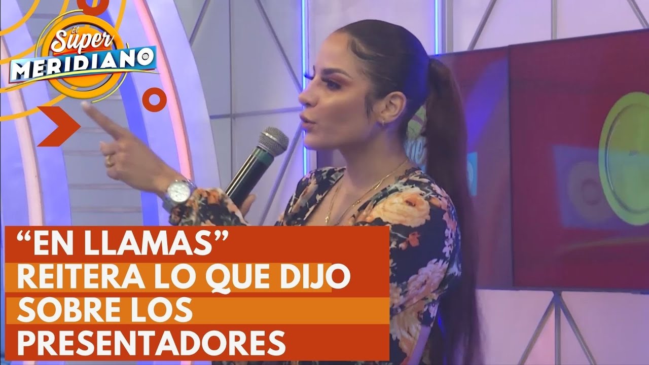 Verónica Batista “En Llamas”🔥 reitera lo que dijo de “Los presentadores de TV  ratas 🐀
