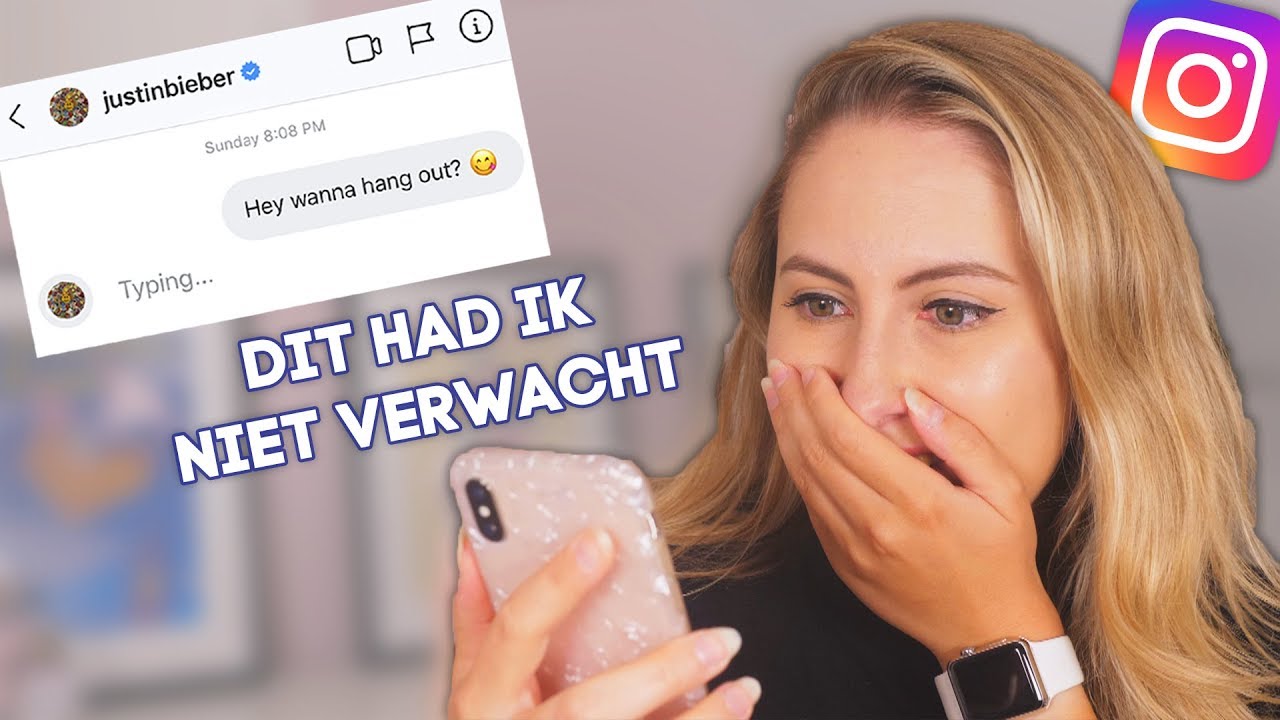 Ik stuurde 50 BEKENDE MENSEN een DM (en deze reageerde..) 😱