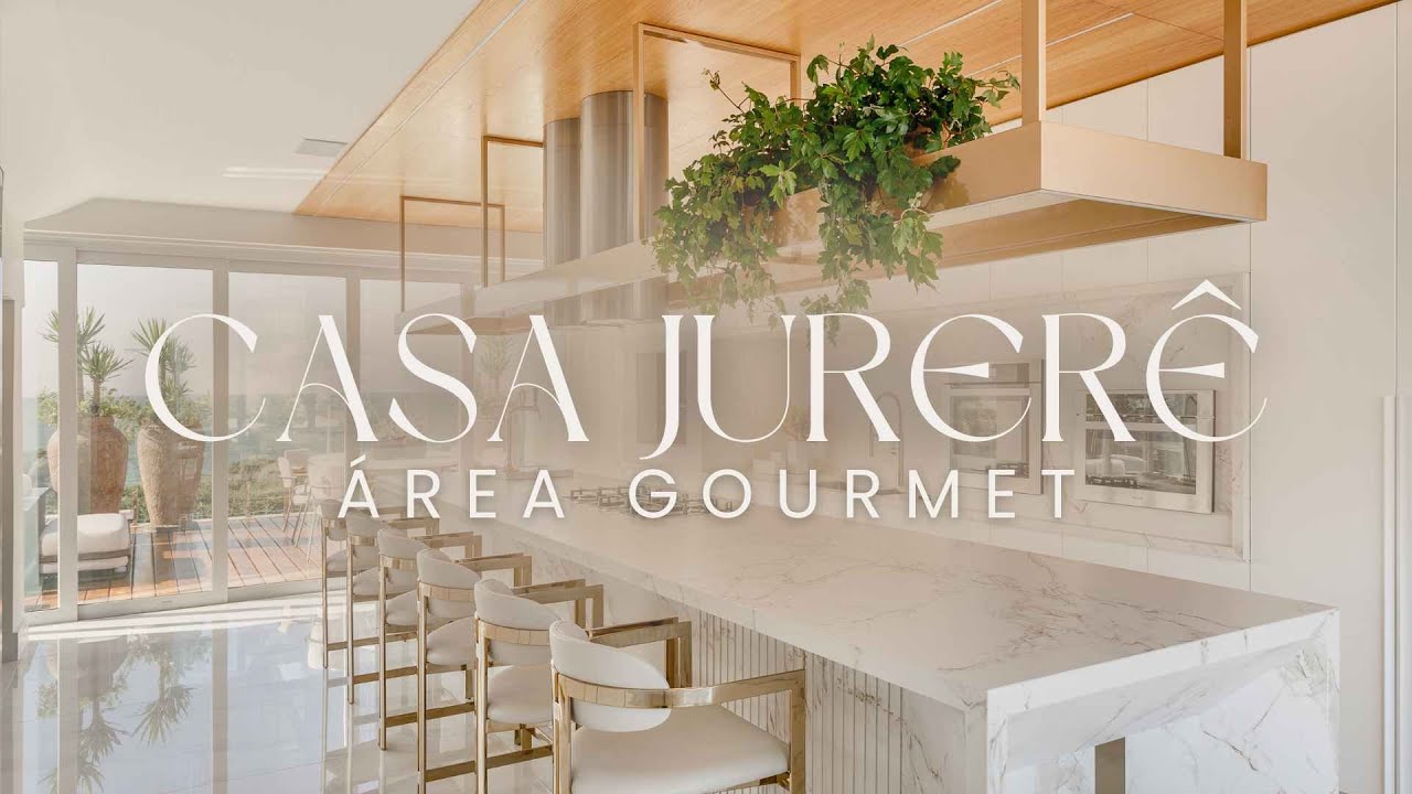 Área Gourmet na cobertura com vista para o mar em Jurerê - EP.03