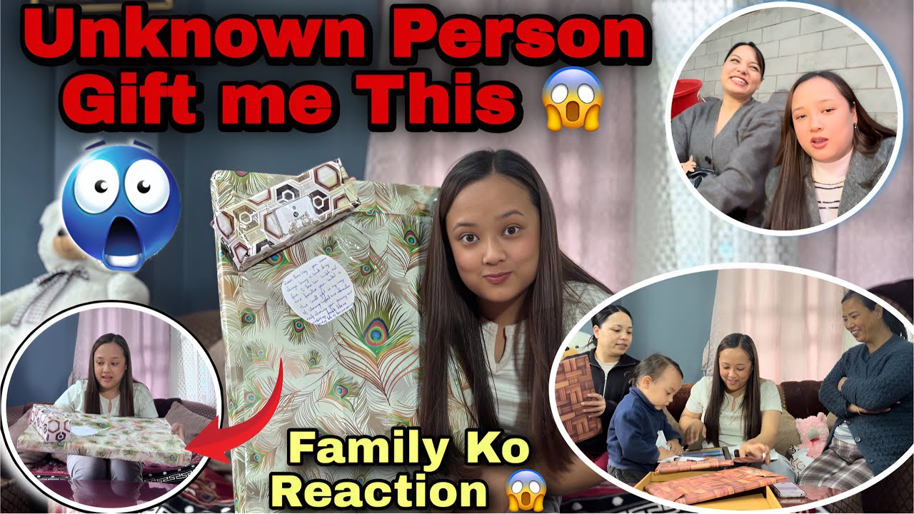 Unknown Person Sent Me this Gift 🎁 Family Shocked Hunu Vayo Gift Dekhera 😱 #bunuvlogs 