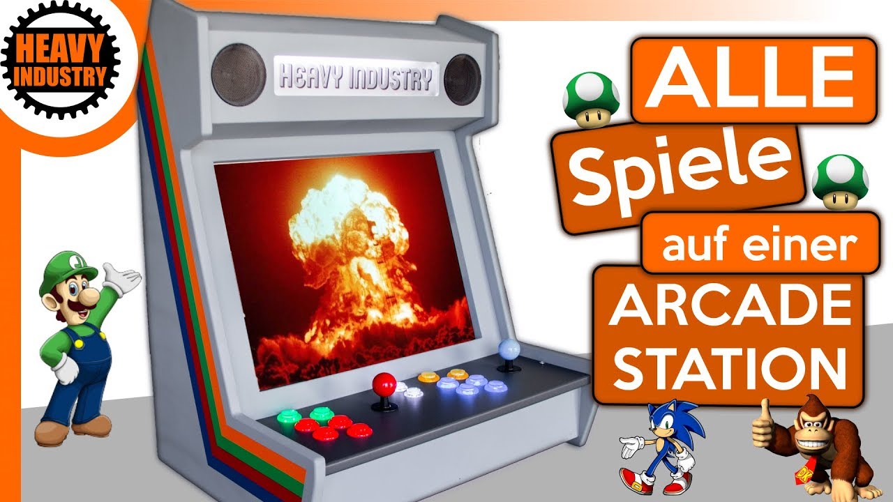 (2/2) DEIN 🔥 Arcade Automat 🔥 mit 1001 Spielen!