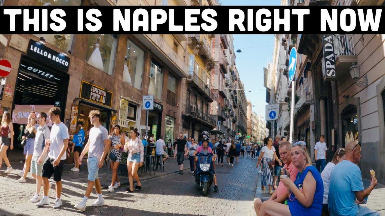 Here's the situation in Naples right now. September 2023 Naples walking tour