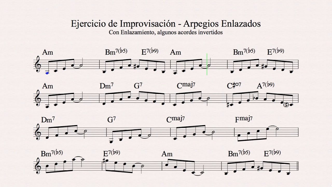 Ejercicios de Improvisación 1 y 2 (Instrumentos en Bb)
