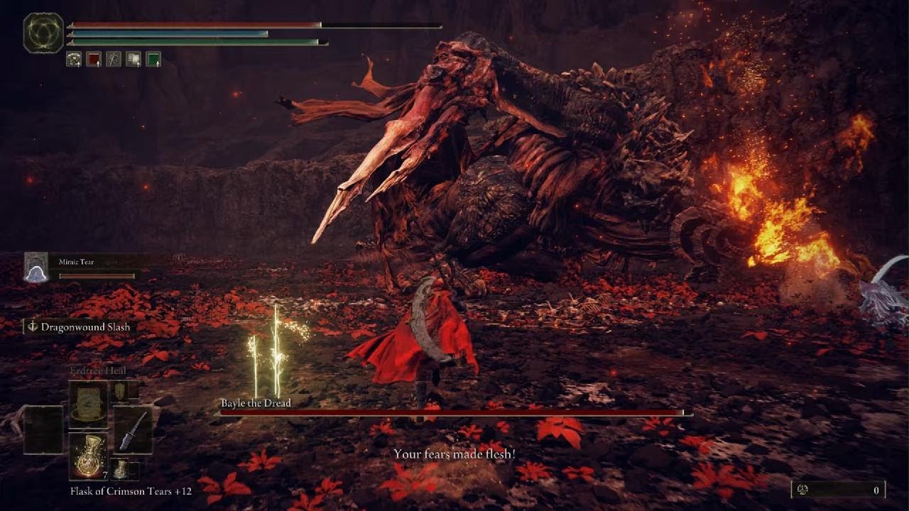 Bayle, the dread vs Dragon-hunters's Great Katana [ELDEN RING DLC]