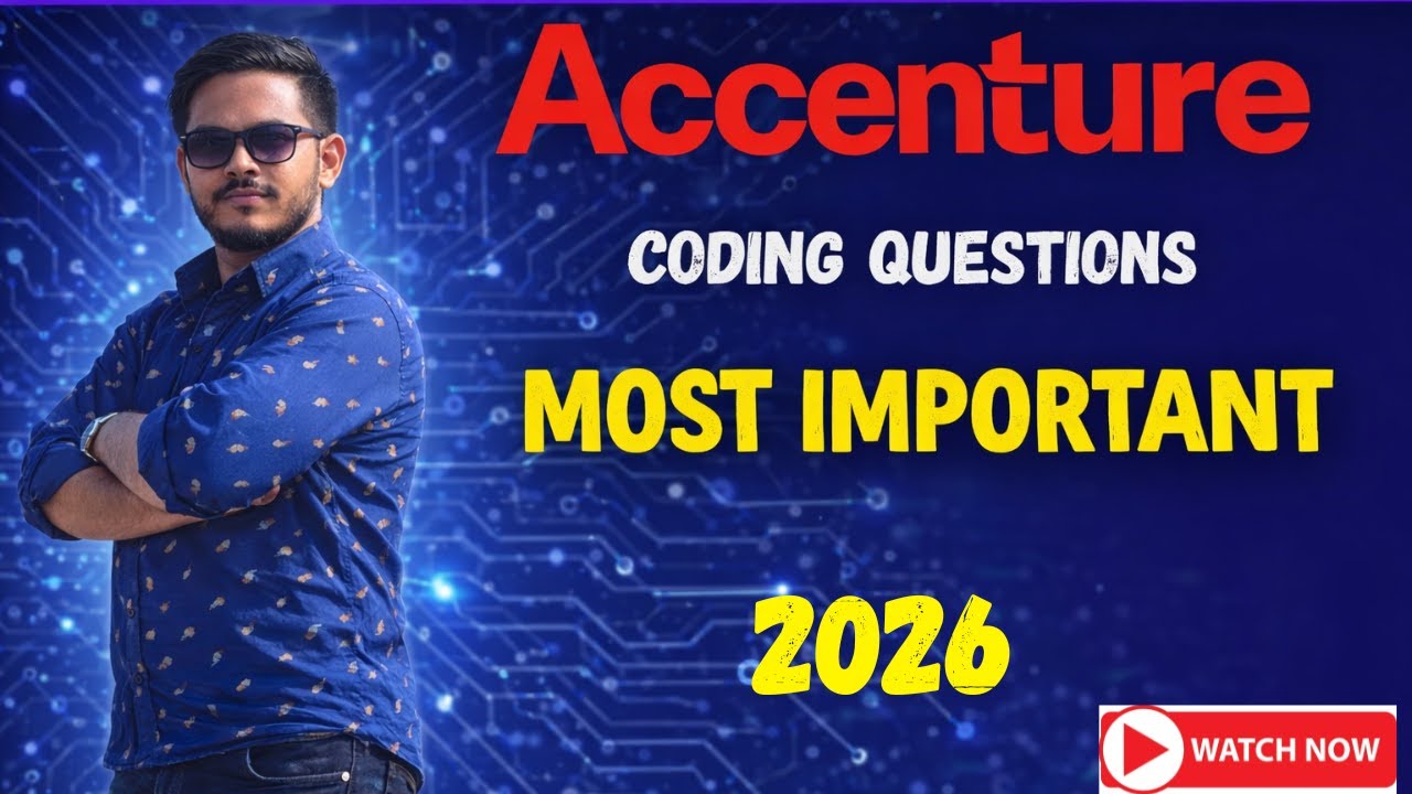 Accenture Coding Questions Most Important 