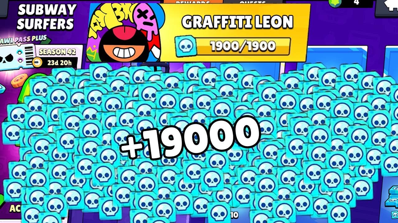 НАКОНЕЦ-ТО!!😱🎁 ГРАФФИТТИ ЛЕОН 1900 КРЕДИТОВ!!🚀🚀😲 НОВОЕ ОБНОВЛЕНИЕ BRAWL STARS!!🔥