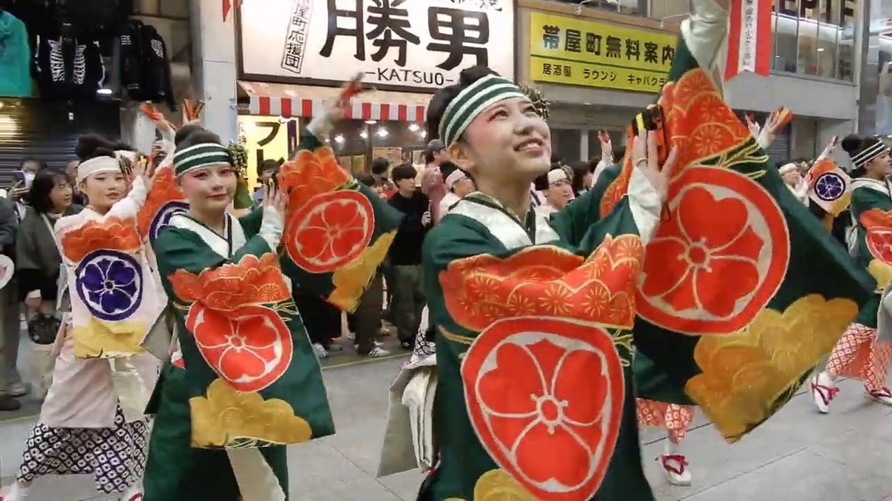 【濱長花神楽】　龍馬生誕祭　帯屋町筋　25,11,15