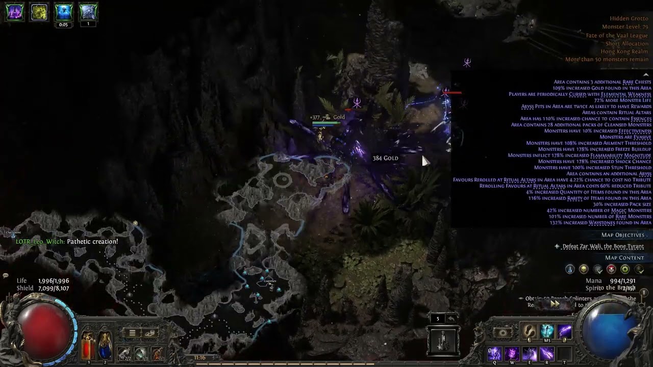 [POE2] Witch Lich Essence Drain Contagion  - Mapping T15 - 0.4.0