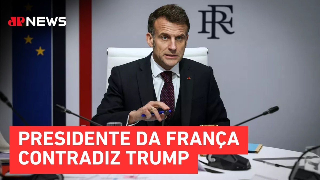 Macron rejeita operações no Estreito de Ormuz