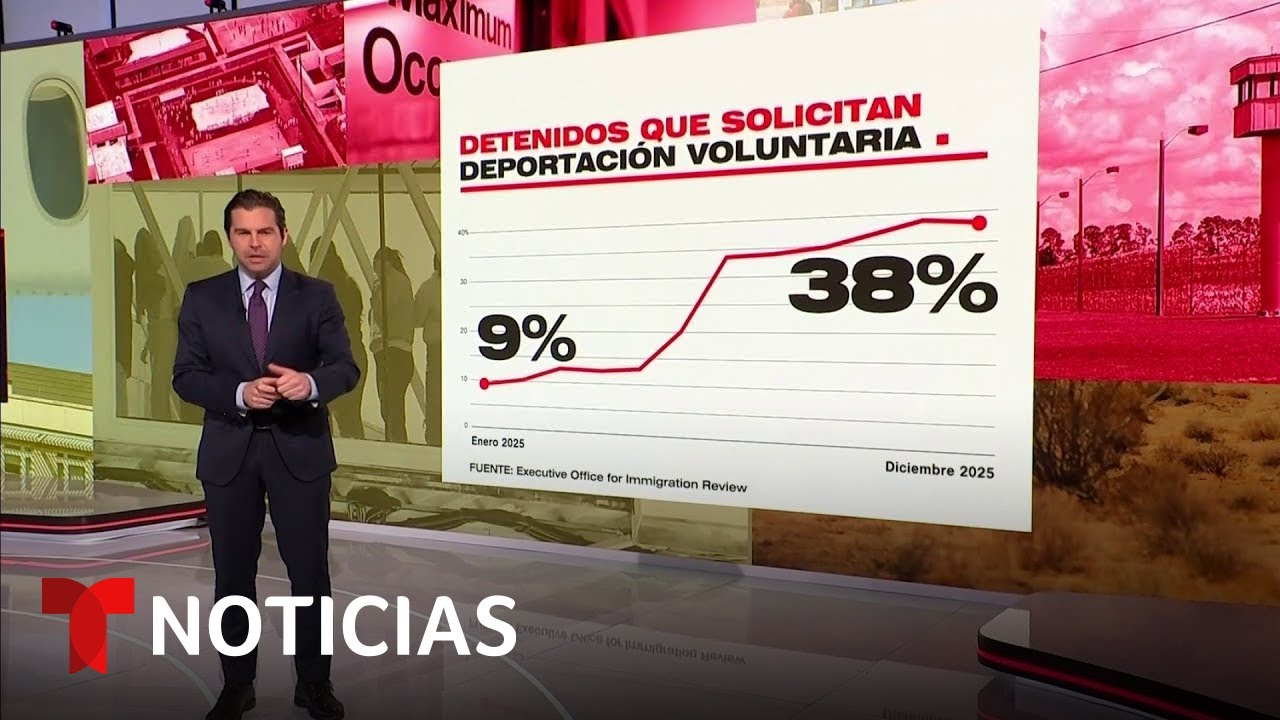Rompen r&eacute;cord deportaciones voluntarias de migrantes en centros de detenci&oacute;n | Noticias Telemundo
