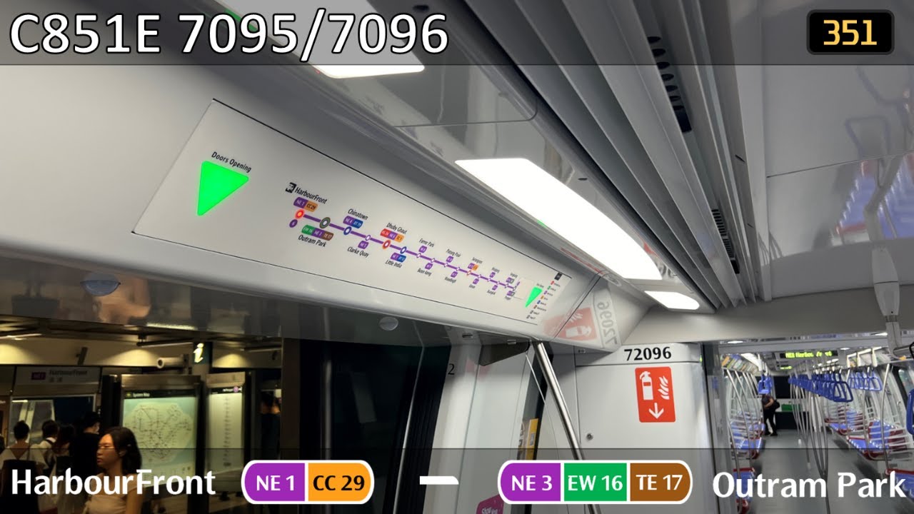 [Old DC Ann][SBST] C851E ~ 7095/7096 ~ NE3 Outram Park → NE1 HarbourFront