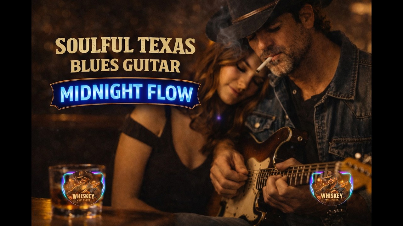 Late Night Texas Blues Instrumental | Slow Guitar for Relaxing