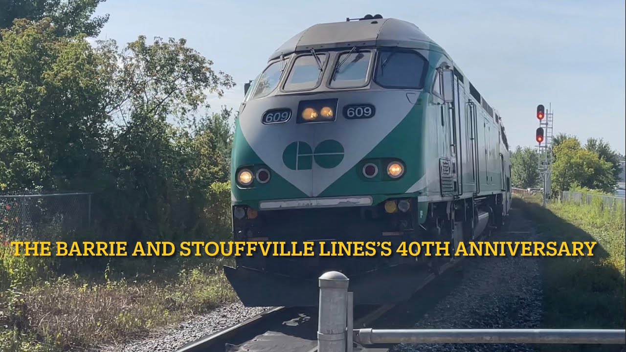 Railfanning on Go Transit’s Barrie and Stouffville Lines for the 40th Anniversary