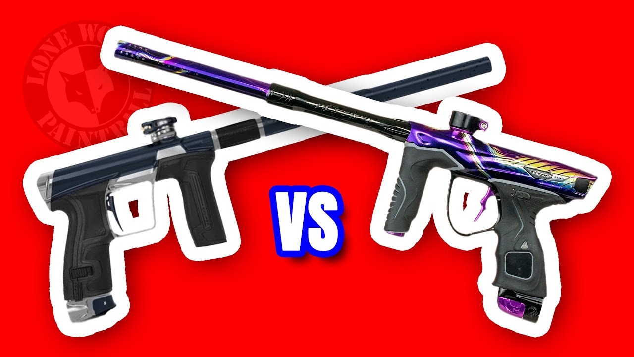 Planet Eclipse CS2 Pro vs Dye M3+ | Paintball Gun Comparison | Lone Wolf Paintball Michigan