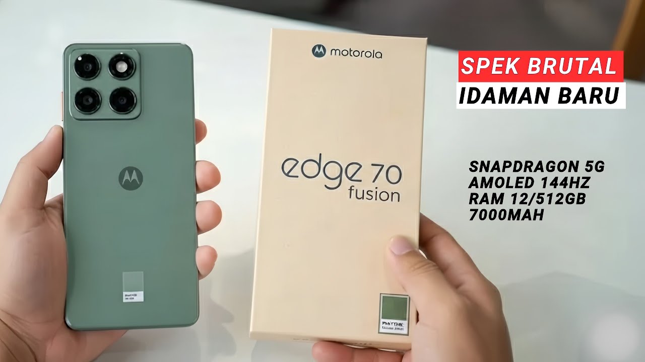 GAK NYANGKA SEBAGUS INI‼️ MOTOROLA EDGE 70 FUSION WAJIB DITUNGGUIN