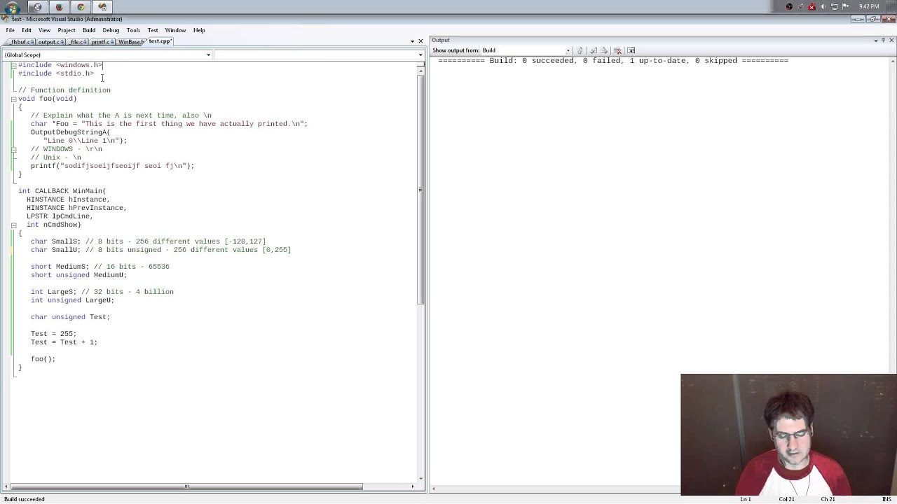 Intro to C on Windows - Day 2 Q&A