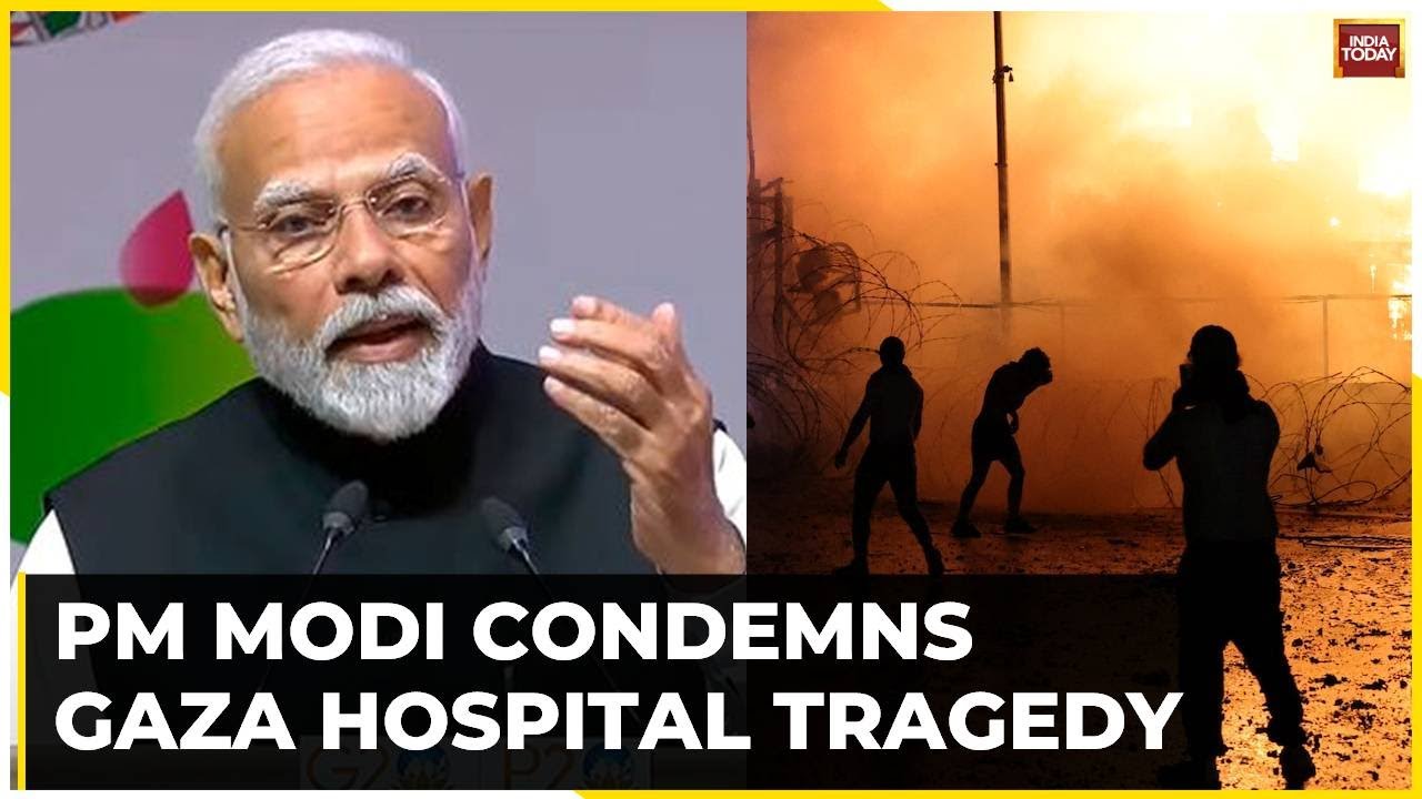 Israel-Hamas War News: PM Modi Expresses Grief Over Gaza Hospital Bombing Deaths