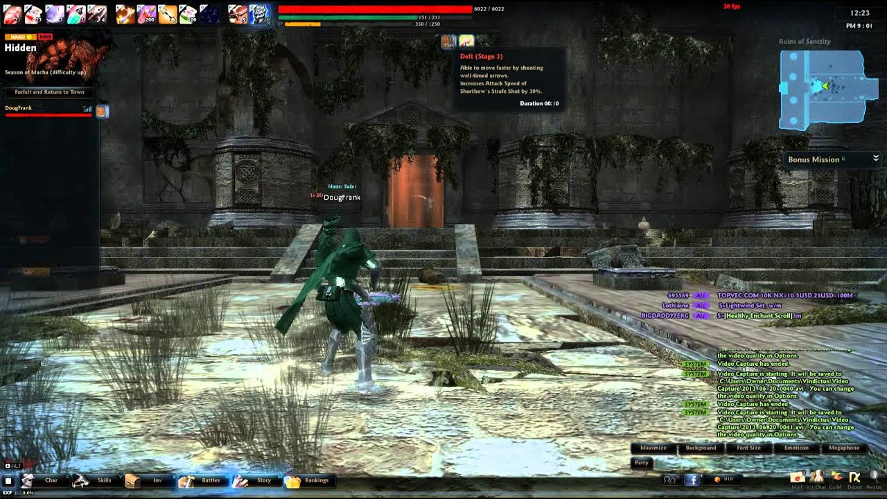 [Vindictus] [Bow] Post Revolution - New Emote Cancel