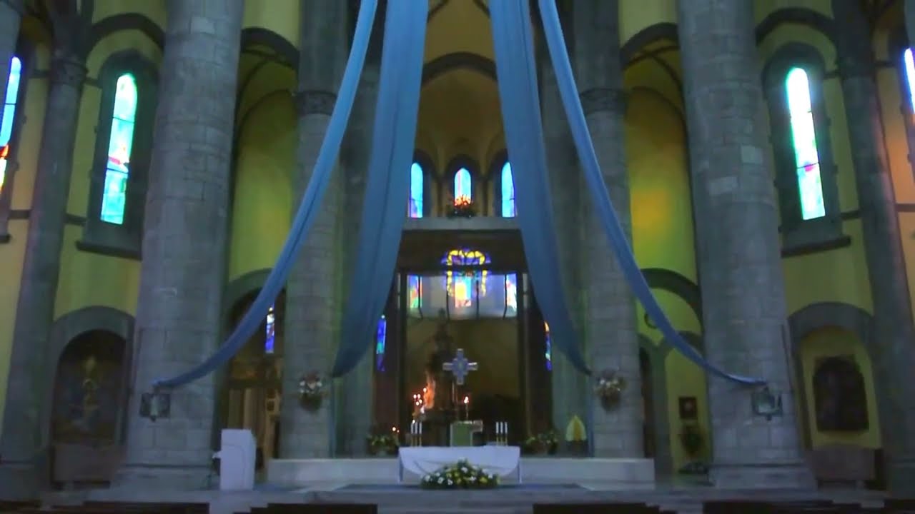 Santuario della Madonna del Sangue di Re (Valle Vigezzo Piemonte) (1/2) interni - videomix