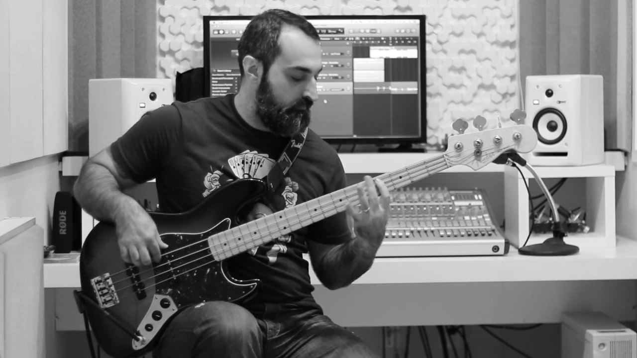 Luca Turilli - Black dragon - Bass cover (HD) by Glauco Marcon
