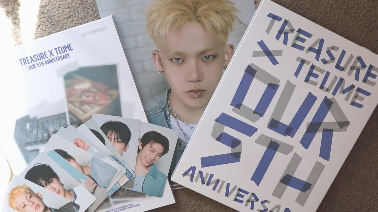 treasure 5th anniversary photobook unboxing