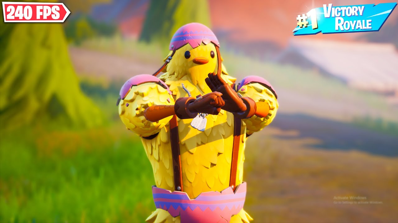 Tier 61 - Cluck Skin Gameplay / High Kill Win Gameplay + HANDCAM (Fortnite Season 6)