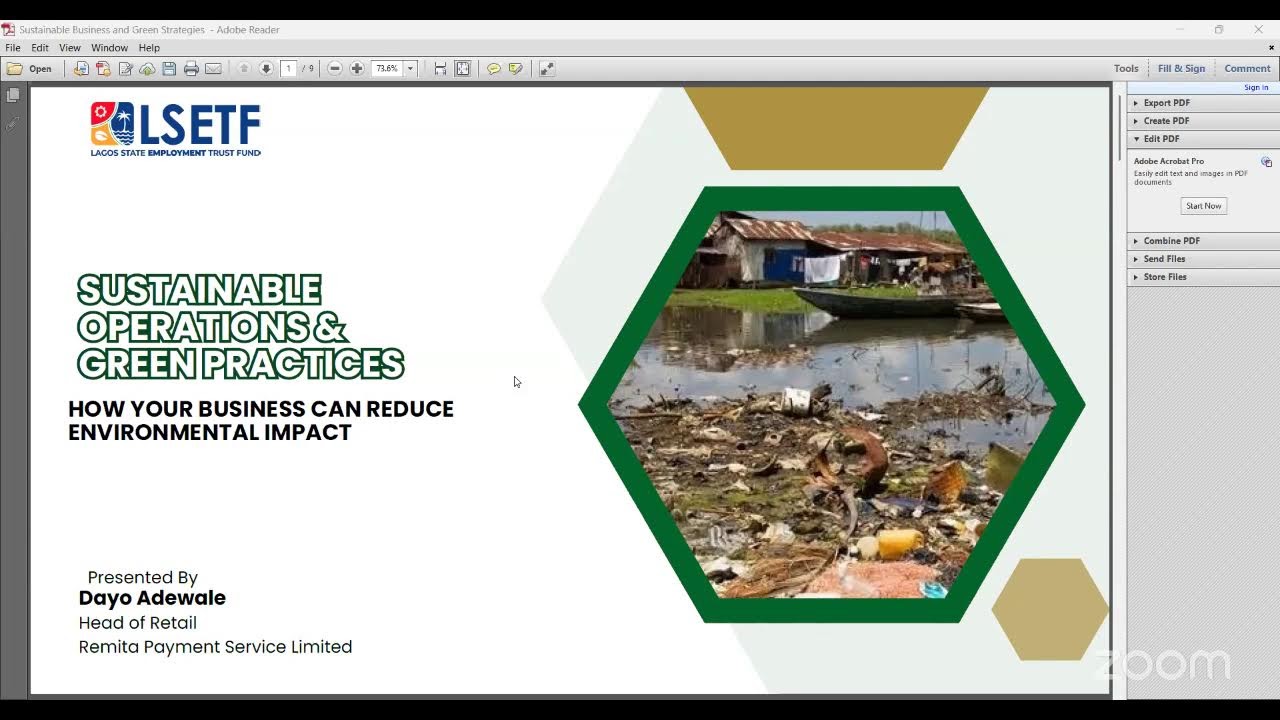 Sustainable Operations and Green Practices