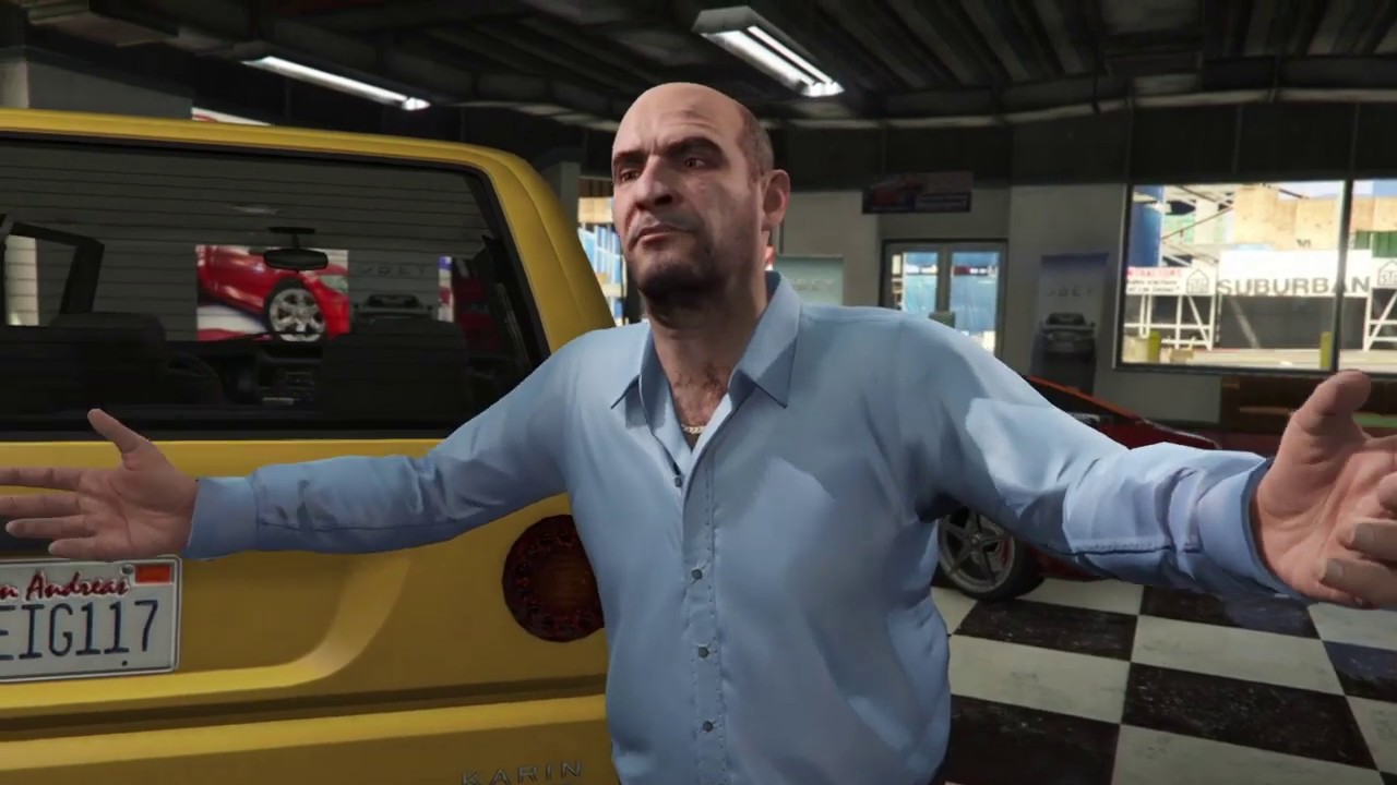 Grand Theft Auto V Second Mission #2  (Franklin and Lamar)in First Person PS4