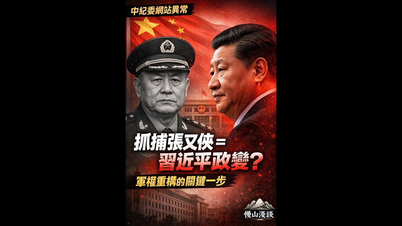 中纪委网站异常？抓张又侠是习近平政变