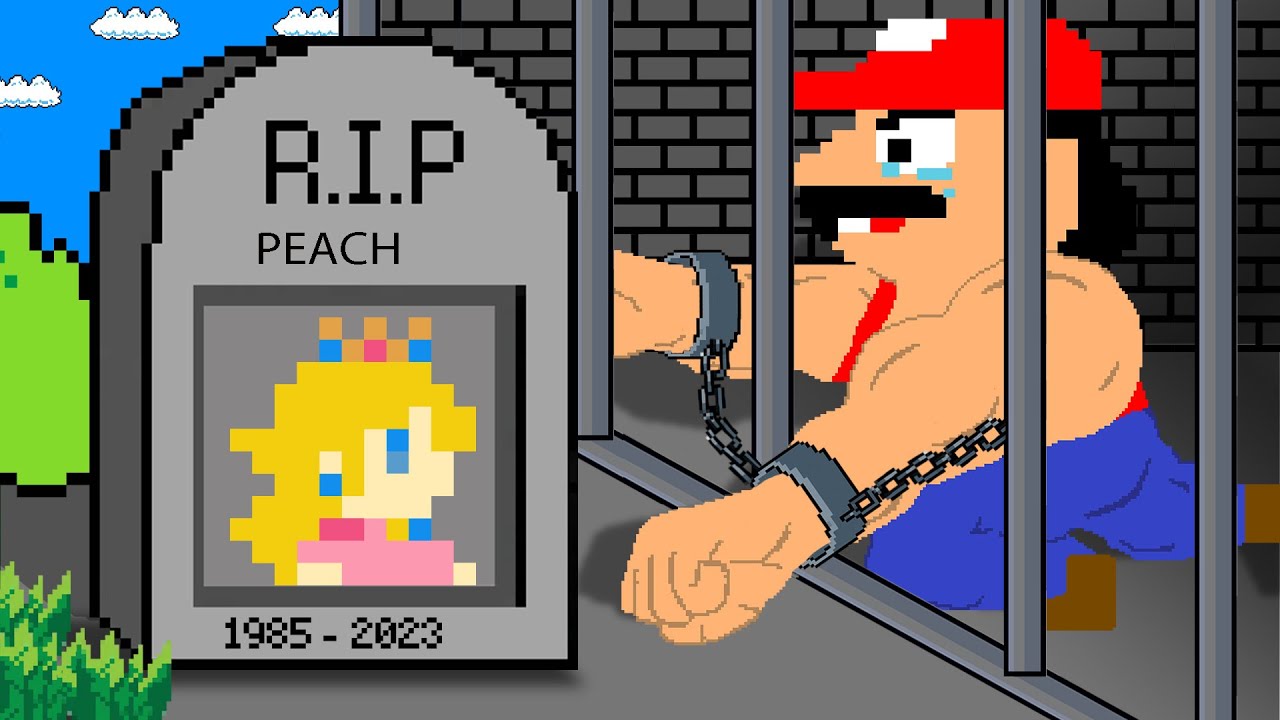 Muscle Mario R.I.P Peach in Bowser Prison Escape, Sorry Peach...Please Comeback!