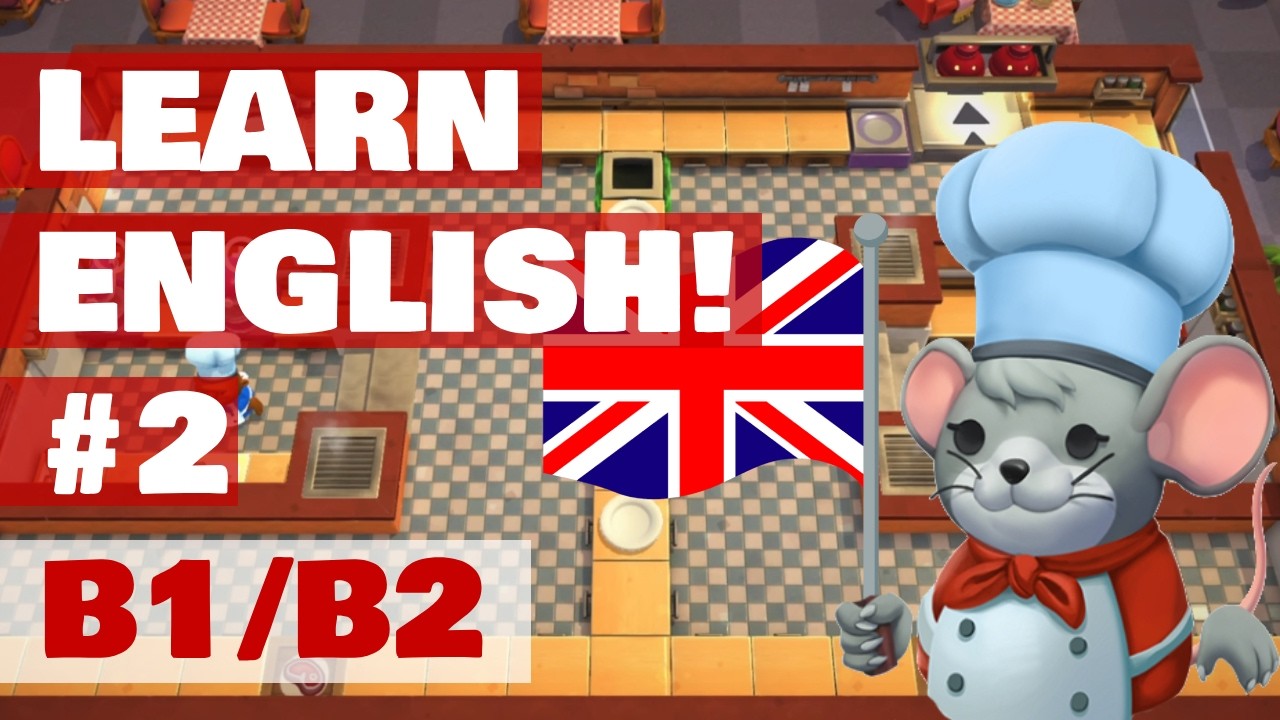 A Near Miss! | Learn English with Overcooked 2 (B1/B2 Comprehensible input) Ep2