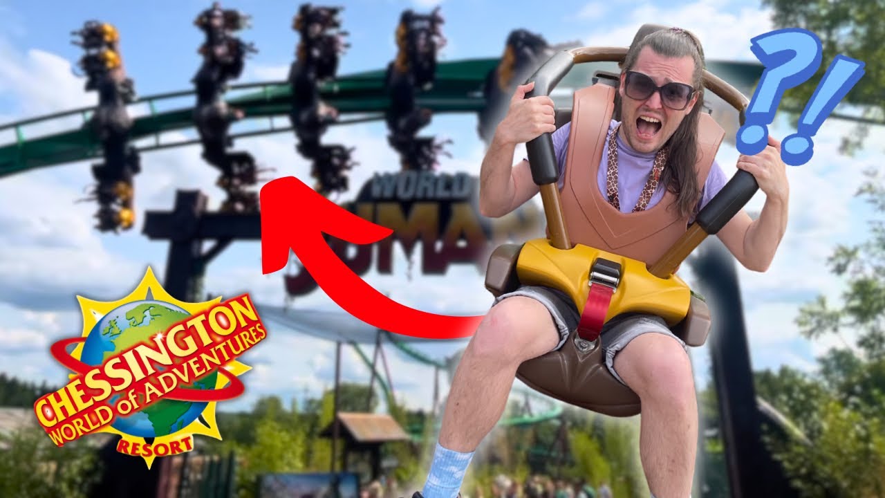 FIRST TIME on Mandrill Mayhem!? - Chessington Vlog &bull; June 2023
